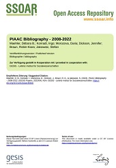 Cover of GESIS WKP: PIAAC Bibliography 2008-2022